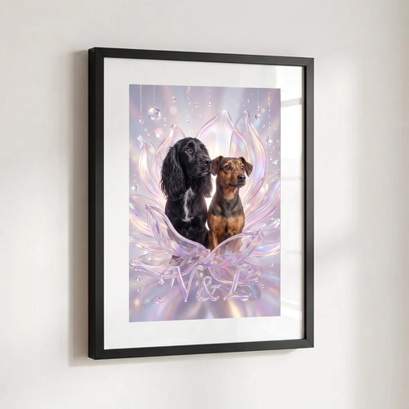 Personalised Pet Portrait | Crystal Bloom