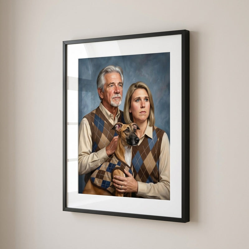 Costume pet portrait | Cheesy 90s Couple Shooting