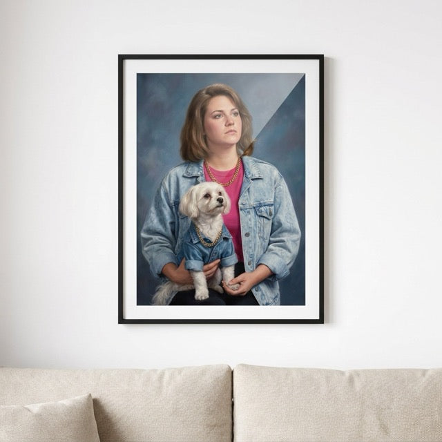 Costume pet portrait | Cheesy 90s Shooting
