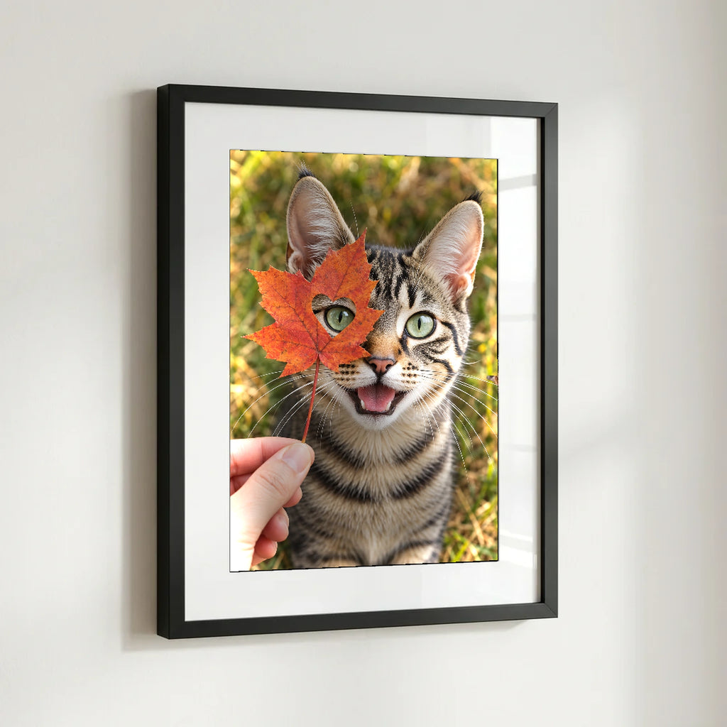 Custom pet portrait | Fall Heart