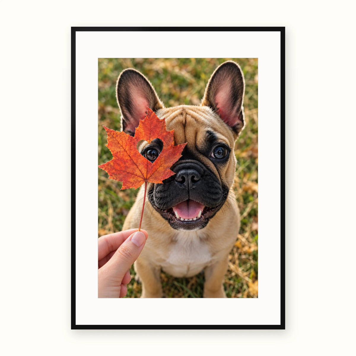 Custom pet portrait | Fall Heart