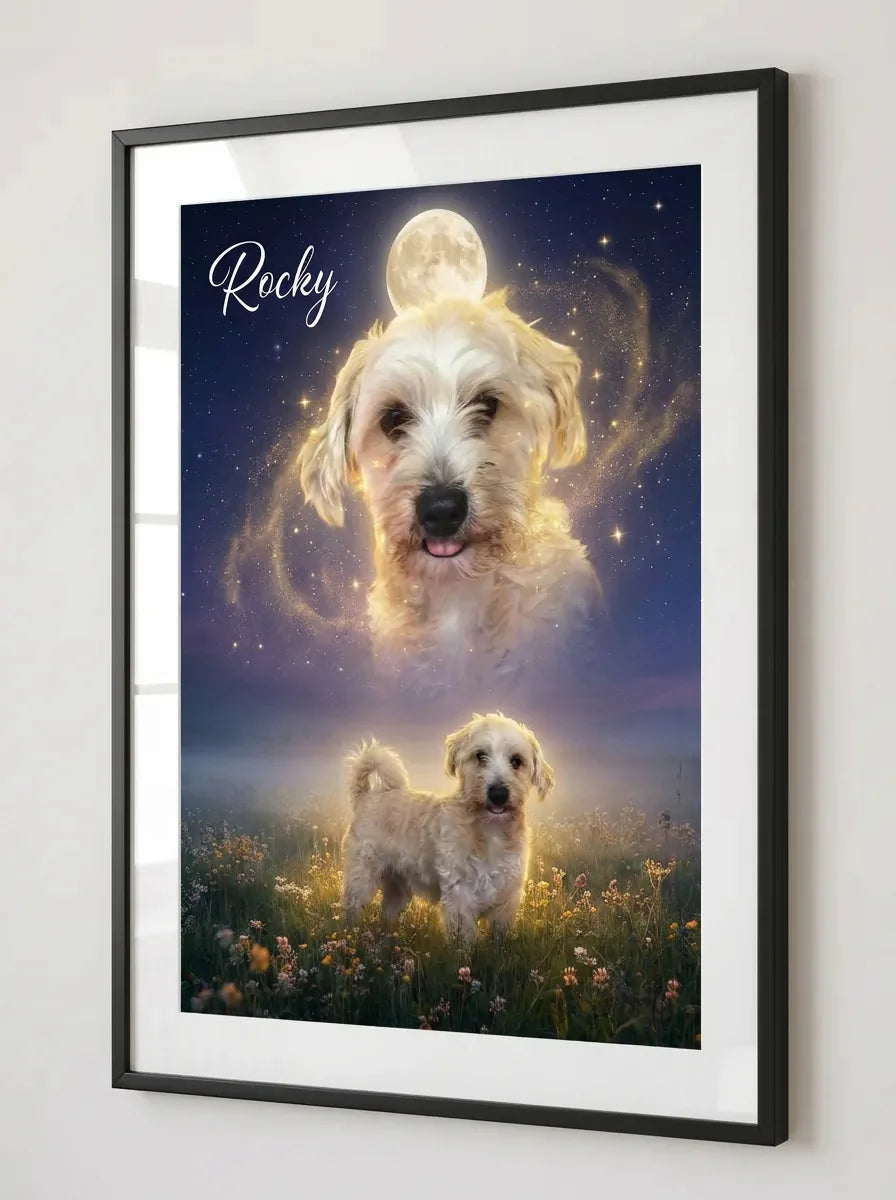 Custom pet portrait | Midnight Moonshine