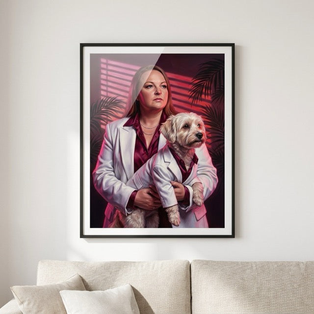 Custom pet portrait | Cheesy 90s Shooting