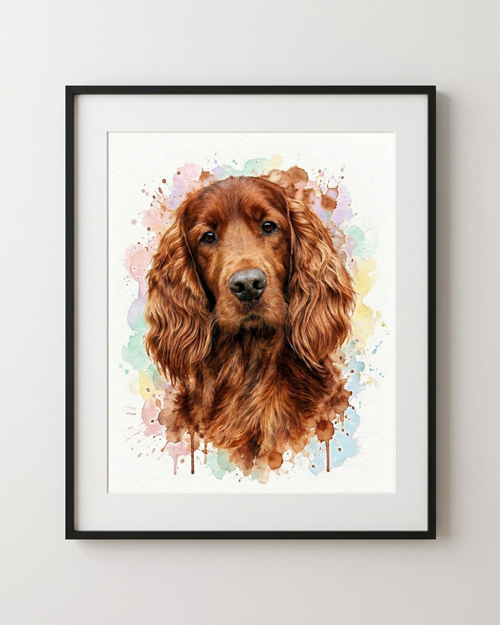 Custom pet portrait | Watercolor Dream