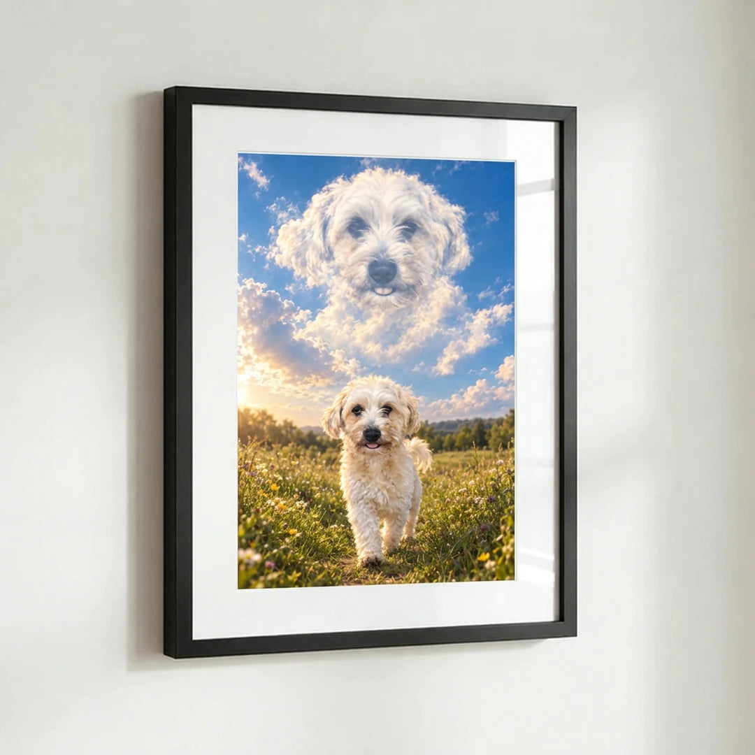 Custom pet portrait | Cloud Guardian