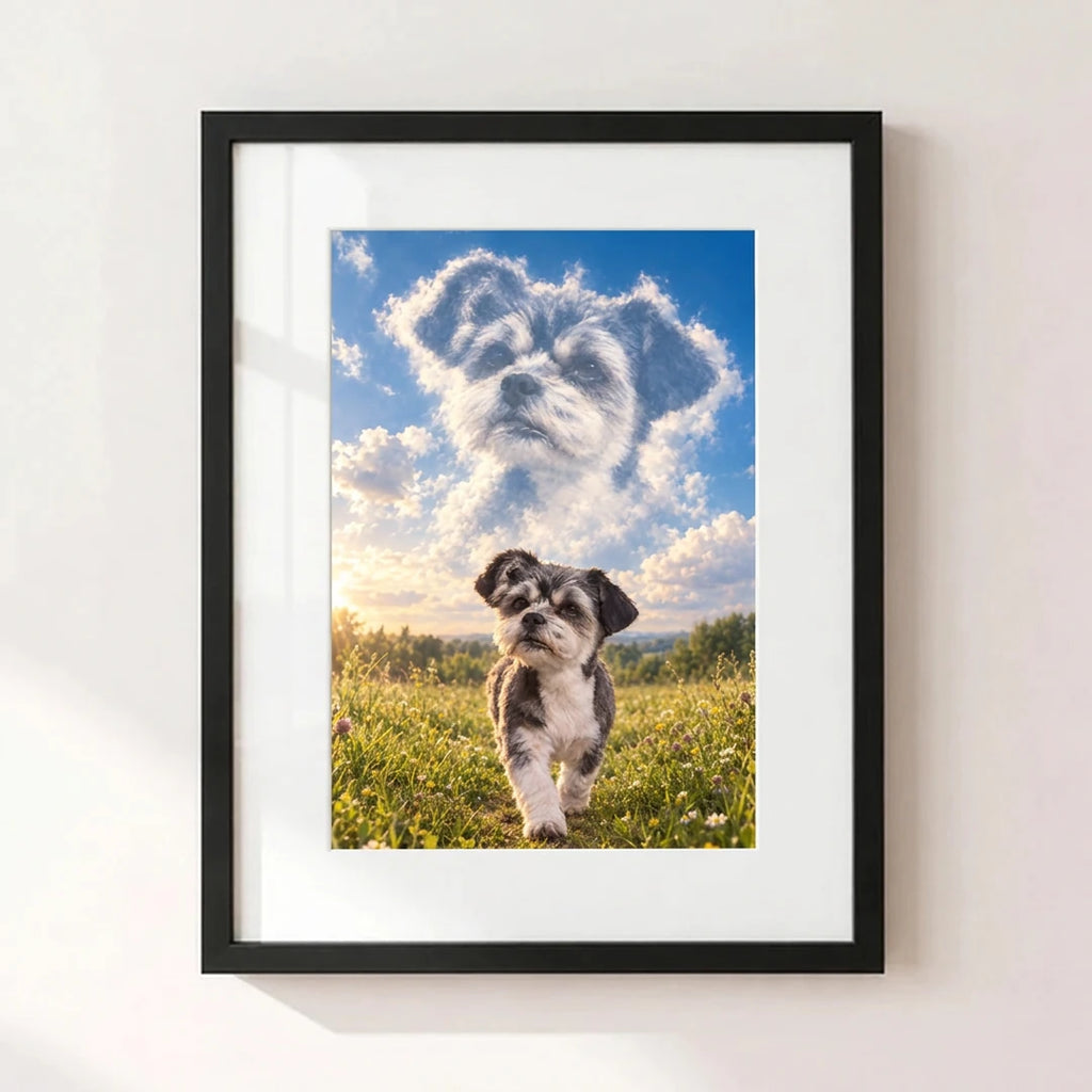 Custom pet portrait | Cloud Guardian