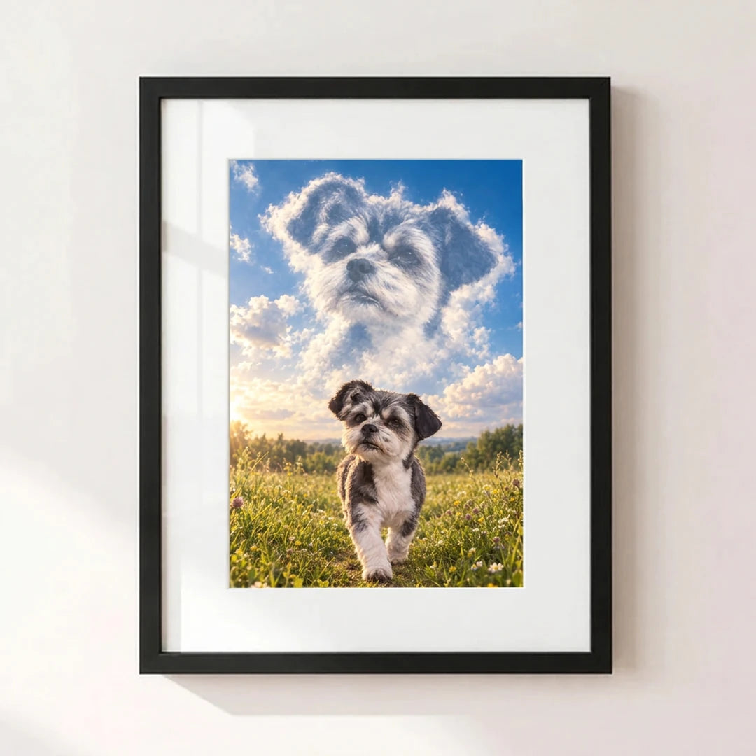 Custom pet portrait | Cloud Guardian